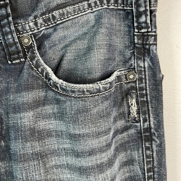 SILVER Grayson Heritage Relaxed Jeans Blue Dark Wash Straight Leg Size 31 - Picture 4 of 13